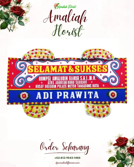 Papan Bunga Ucapan Selamat Naras I